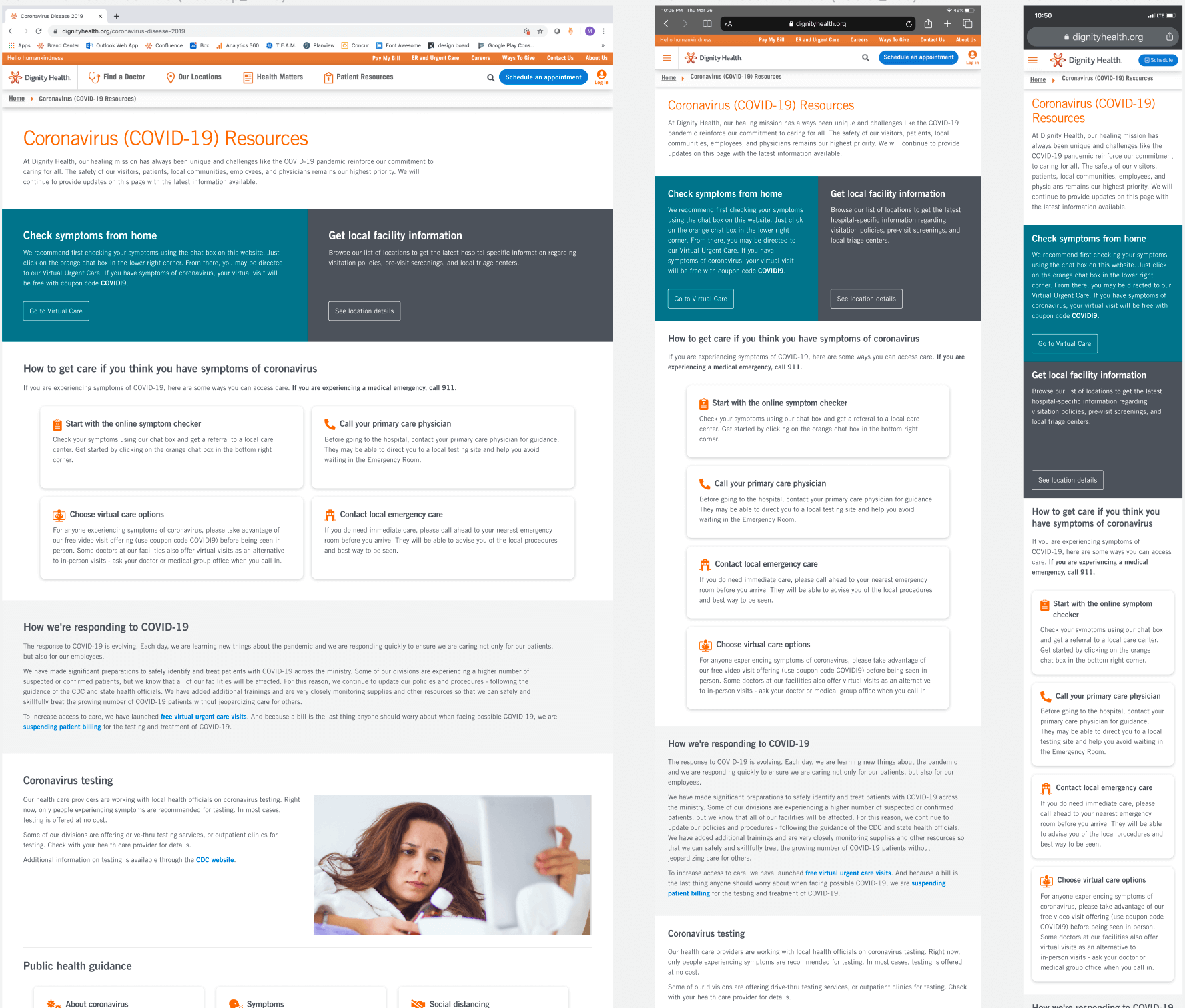 COVID-19 resource hub